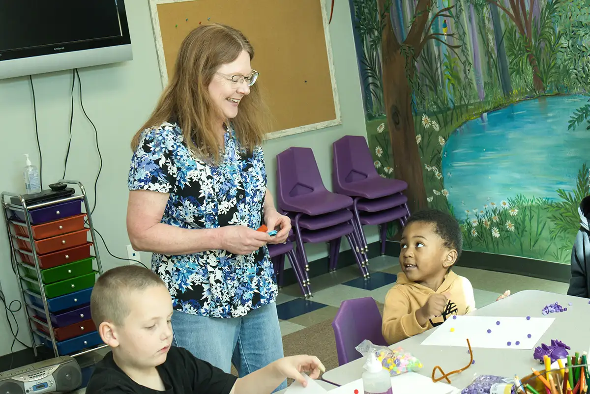 A children's Bible class at North Pointe